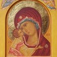 Vierge de Vladimir et anges